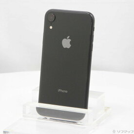 【中古】Apple(アップル) iPhoneXR 64GB ブラック MT002J／A SIMフリー 【269-ud】