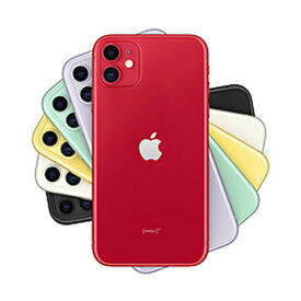 【中古】Apple(アップル) iPhone11 64GB プロダクトレッド MWLV2J／A SIMフリー 【258-ud】