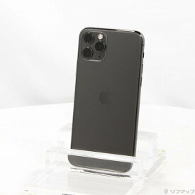 【中古】Apple(アップル) iPhone11 Pro 64GB スペースグレイ MWC22J／A SIMフリー 【297-ud】