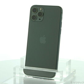 【中古】Apple(アップル) iPhone11 Pro 64GB ミッドナイトグリーン MWC62J／A SIMフリー 【269-ud】