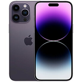 【中古】Apple(アップル) iPhone14 Pro Max 256GB ディープパープル MQ9E3J／A SIMフリー 【297-ud】