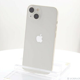 【中古】Apple(アップル) iPhone13 128GB スターライト MLND3J／A SIMフリー 【368-ud】