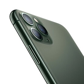 【中古】Apple(アップル) iPhone11 Pro Max 512GB ミッドナイトグリーン MWHR2J／A SIMフリー 【262-ud】