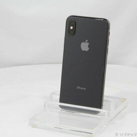 【中古】Apple(アップル) iPhoneXS 256GB スペースグレイ MTE02J／A SIMフリー 【368-ud】