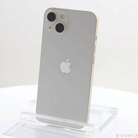 【中古】Apple(アップル) iPhone13 256GB スターライト MLNJ3J／A SIMフリー 【297-ud】
