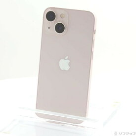 【中古】Apple(アップル) iPhone13 mini 256GB ピンク MLJL3J／A SIMフリー 【252-ud】