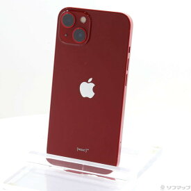 【中古】Apple(アップル) iPhone13 256GB プロダクトレッド MLNL3J／A SIMフリー 【269-ud】