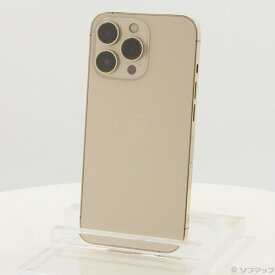 【中古】Apple(アップル) iPhone13 Pro 128GB ゴールド MLUH3J／A SIMフリー 【251-ud】