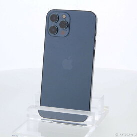 【中古】Apple(アップル) iPhone12 Pro Max 256GB パシフィックブルー MGD23J／A SIMフリー 【297-ud】