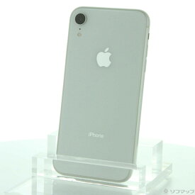 【中古】Apple(アップル) iPhoneXR 64GB ホワイト MT032J／A SIMフリー 【349-ud】
