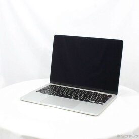 【中古】Apple(アップル) MacBook Air 13.6-inch Mid 2022 MLXY3J／A Apple M2 8コアCPU_8コアGPU 8GB SSD256GB シルバー 〔12.6 Monterey〕 【368-ud】