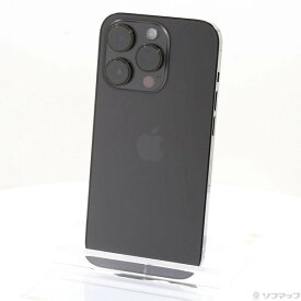 【中古】Apple(アップル) iPhone14 Pro 128GB スペースブラック MPXU3J／A SIMフリー 【305-ud】