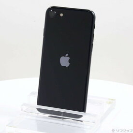 【中古】Apple(アップル) iPhone SE 第3世代 64GB ミッドナイト MMYC3J／A SIMフリー 【220-ud】