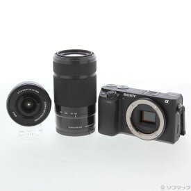 【中古】SONY(ソニー) α6400 ILCE-6400Y ダブルズームレンズキット ブラック 【368-ud】