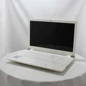 【中古】TOSHIBA(東芝) 格安安心パソコン dynabook T55／AW PT55AWP-BJA2 リュクスホワイト 〔Windows 10〕 【198-ud】