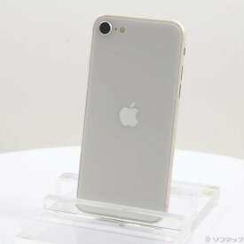 【中古】Apple(アップル) iPhone SE 第3世代 128GB スターライト MMYG3J／A SIMフリー 【344-ud】