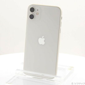 【中古】Apple(アップル) iPhone11 64GB ホワイト MWLU2J／A SoftBank 【368-ud】