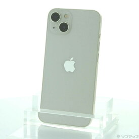 【中古】Apple(アップル) iPhone13 256GB スターライト MLNJ3J／A SIMフリー 【344-ud】