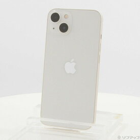 【中古】Apple(アップル) iPhone13 128GB スターライト MLND3J／A SIMフリー 【276-ud】