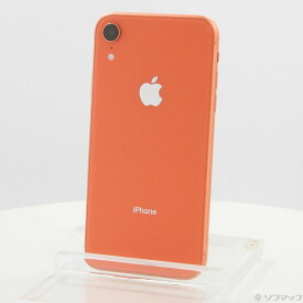 【中古】Apple(アップル) iPhoneXR 64GB コーラル MT0A2J／A SIMフリー 【368-ud】
