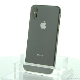 【中古】Apple(アップル) iPhoneXS 64GB スペースグレイ NTAW2J／A SIMフリー 【381-ud】