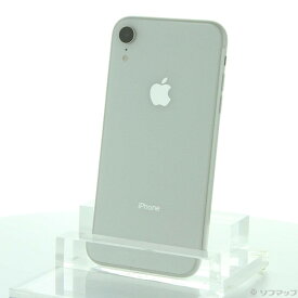 【中古】Apple(アップル) iPhoneXR 64GB ホワイト MT032J／A SIMフリー 【297-ud】