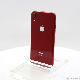 【中古】Apple(アップル) iPhoneXR 128GB プロダクトレッド MT0N2J／A SIMフリー 【252-ud】