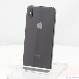 【中古】Apple(アップル) iPhoneXS Max 256GB スペースグレイ MT6U2J／A SIMフリー 【297-ud】