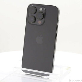【中古】Apple(アップル) iPhone14 Pro 256GB スペースブラック MQ0Q3J／A SIMフリー 【276-ud】