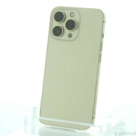 【中古】Apple(アップル) iPhone13 Pro 128GB ゴールド MLUH3J／A SIMフリー 【269-ud】