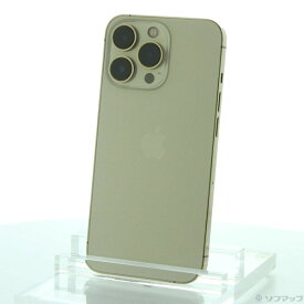 【中古】Apple(アップル) iPhone13 Pro 128GB ゴールド MLUH3J／A SIMフリー 【384-ud】