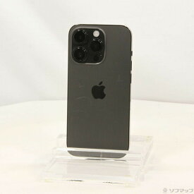 【中古】Apple(アップル) iPhone14 Pro 1TB スペースブラック MQ2F3J／A SIMフリー 【349-ud】