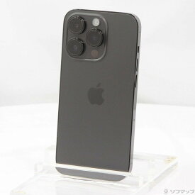 【中古】Apple(アップル) iPhone14 Pro 128GB スペースブラック MPXU3J／A SIMフリー 【377-ud】