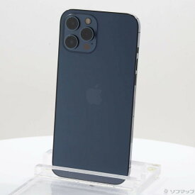 【中古】Apple(アップル) iPhone12 Pro Max 512GB パシフィックブルー MGD63J／A SIMフリー 【349-ud】