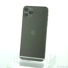 【中古】Apple(アップル) iPhone11 Pro Max 64GB スペースグレイ MWHD2J／A SIMフリー 【295-ud】