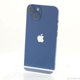 【中古】Apple(アップル) iPhone13 128GB ブルー MLNG3J／A SIMフリー 【262-ud】