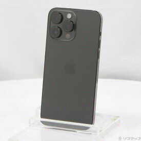 【中古】Apple(アップル) iPhone14 Pro Max 256GB スペースブラック MQ9A3J／A SIMフリー 【381-ud】