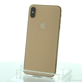 【中古】Apple(アップル) iPhoneXS Max 256GB ゴールド MT6W2J／A SIMフリー 【349-ud】