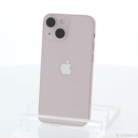 【中古】Apple(アップル) iPhone13 mini 256GB ピンク MLJL3J／A SIMフリー 【269-ud】