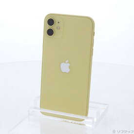 【中古】Apple(アップル) iPhone11 128GB イエロー MWM42J／A SoftBank 【262-ud】