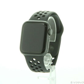 【中古】Apple(アップル) Apple Watch SE 第1世代 Nike GPS 40mm スペースグレイアルミニウムケース アンスラサイト／ブラックNIKEスポーツバンド 【384-ud】