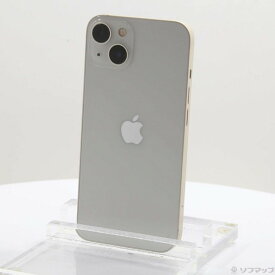 【中古】Apple(アップル) iPhone13 128GB スターライト MLND3J／A SIMフリー 【247-ud】