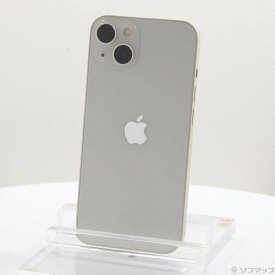 【中古】Apple(アップル) iPhone13 256GB スターライト MLNJ3J／A SIMフリー 【262-ud】