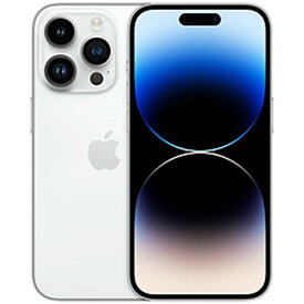 【中古】Apple(アップル) iPhone14 Pro 128GB シルバー MQ013J／A SIMフリー 【258-ud】