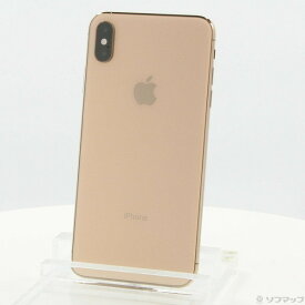 【中古】Apple(アップル) iPhoneXS Max 64GB ゴールド MT6T2J／A SIMフリー 【276-ud】