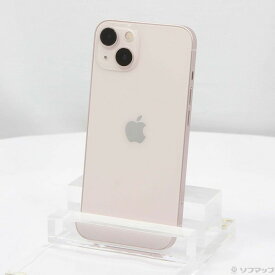 【中古】Apple(アップル) iPhone13 128GB ピンク MLNE3J／A SIMフリー 【262-ud】