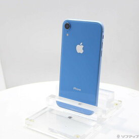 【中古】Apple(アップル) iPhoneXR 64GB ブルー NT0E2J／A SIMフリー 【297-ud】