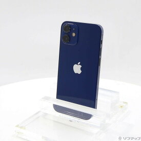 【中古】Apple(アップル) iPhone12 mini 128GB ブルー MGDP3J／A SIMフリー 〔ネットワーク利用制限▲〕 【262-ud】