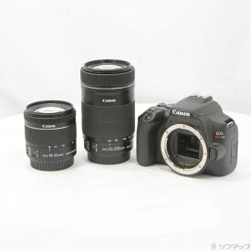 【中古】Canon(キヤノン) EOS Kiss X10 ダブルズームキット ブラック 【377-ud】