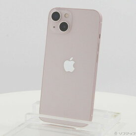 【中古】Apple(アップル) iPhone13 128GB ピンク MLNE3J／A SIMフリー 【348-ud】
